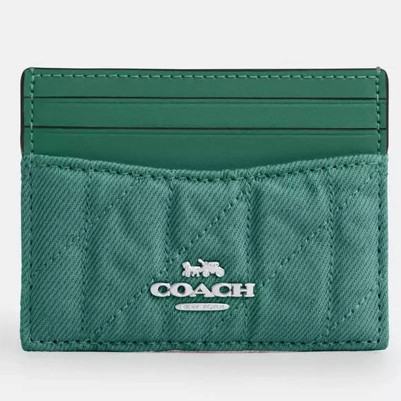 🟢🌟🟢 Coach Slim Id Card Case 🟢🌟🟢 NWT 🟢🌟🟢 - Picture 4 of 16